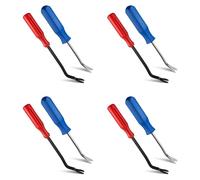 Jnchdghwa Upholstery Staple Nail Remover Tool, 8 Pcs Steel Nail Puller Remover Tool for Remove Staple in Furniture Wooden Case