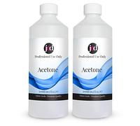 JND 100% Pure Acetone Soak-Off Gel Acrylic Tips Nail Glue Nail Polish Remover Multi Pack (2x 500ml)