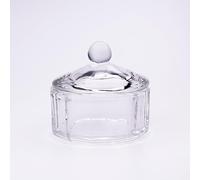 JND Professional Acrylic Liquid Monomer Dappen Dish + Lid Glass Crystal Bowl Nail Art Powder Cup (12 Sided)