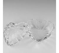 JND Professional Acrylic Liquid Monomer Large Dappen Dish + Lid Glass Crystal Bowl Nail Art Powder Cup (Shell Heart)