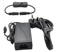 JnDee™ 12V AC/DC 3A 36W Power Supply Adapter Transformer with Inline Switch ## Great for LCD Monitors and LCD TVs and Powering LED Strip ## (12V 3A)