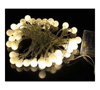 JnDee™ Battery Powered Warm White Berry Ball Shaped LED Fairy Lights 2M 20LED - ON/Off/Flash Functions, Perfect for Christmas Wedding and Parties