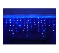 JnDee Blue Icicle Lights 400 LED 10M Christmas Lights with 10M Lead Cable, 31V Safe Low Voltage, 8 Functions Waterproof Fairy Lights Outdoor & Indoor