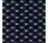 JnDee Fully Waterproof Kids Safe Design Fairy Net Lights 3M X 2M (10X7 ft) 320 LED Brilliant Cool White,