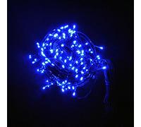 JnDee Safe Voltage 300 Bright LEDs 30M Blue Christmas Fairy Lights, 8 Modes with Memory/ 10M Lead