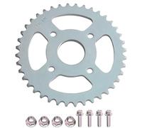 JNDO Mini Bike Sprocket 40T Sprocket 420 Chain 40mm bore Rear Sprocket Silver Replacement for Coleman BT200X CT200U CT200U-EX Go-Kart Baja Warrior TrailMaster Massimo MB165 MB200