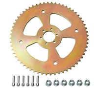 JNDO Mini Bike Sprocket 60T 420 Chain 6 Hole High Torque Rear Sporcket for Coleman CT100U B100 Baja Doodle Bug DB30 Monster Mega Moto Motovox MBX10