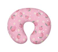 Jndtueit 2Pcs Strawberry Nursing Pillow, Cartoon Fruit Ergonomic Breastfeeding Pillows, Daisy Flower Breast Feeding Pillows Support for Mom and Baby