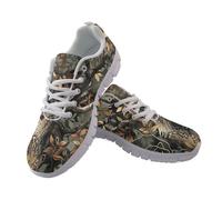 Jndtueit Camo Hunting Art Design Mesh Sneakers Running Shoes for Women Men Slip On Sport Gym Outdoor Travel Walking Sneaker