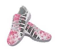 Jndtueit Cherry Blossom Floral Unisex Mesh Outdoor Sneaker Non Slip Fitness Athletic Shoe Tennis Running Walking Sneakers for Women Men