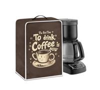 Jndtueit Coffee Print Dustproof Cover for Coffee Machine,Coffee Maker Dust Cover Stand Mixer Cover Stain and Dust Against for Kitchen Appliances
