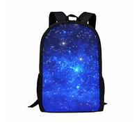 Jndtueit Galaxy School Bag Universe Space Outer Star Pattern Lightweight Durable Bookbag Back to School Backpack for Children Girls Boys