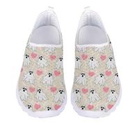 Jndtueit Halloween Ghost Love Work Loafers Cycling Jogging Shoes No Slip Mesh Running Fitness Sneakers for Women Men
