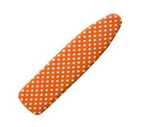 Jndtueit Polka Dots Homes Replacement Ironing Board Cover & Pad, Orange 3 Click Buckles for Smooth Iron, Easy Installation
