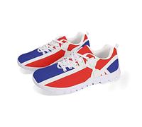 Jndtueit Union Jack Flags UK Flag Womens Sneakers Union Jack Flag Great Britain National Flag Trainers Athletic Running Shoes Mesh