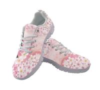 Jndtueit Women's Horse Cherry Blossom Sport Shoes Running Sneaker Non Slip Athletic Walking Sneakers for Ladies