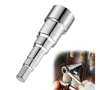 JNEYVIC Radiator Step Wrench Universal Radiator Valve Socket Wrench 5 Step Wrench with 1/2 Inch Internal Square Tap Extension Key Heating Key for Ratchet Sanitary
