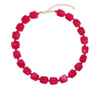 JNF Multi Strand Twist Beaded Choker Necklace Chunky Beads Bubble Pearl Statement Necklaces Large Bead Collar Bib Neck Costume Jewelry Set for Women, XL, Glass, not-applicable