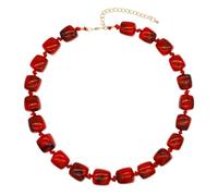 JNF Multi Strand Twist Beaded Choker Necklace Chunky Beads Bubble Pearl Statement Necklaces Large Bead Collar Bib Neck Costume Jewelry Set for Women, XL, Glass, not-applicable