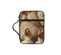 jngmeng A Brood of Chickens Print Bible Storage Bag Waterproof Versatile Organizer Scripture Holder Travel Accessory