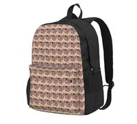 jngmeng Abstract Ohio State Flag Map 01 Print Large Capacity Backpack Water-Resistant Hiking Outdoor Commuting Casual Sports
