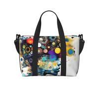 jngmeng Artificial Intelligence Brain Print Versatile Hand Travel Bag Lightweight Weekend Shoulder Handbag Daily Camping