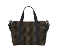 jngmeng Black And Gold Background1 Print Versatile Hand Travel Bag Lightweight Weekend Shoulder Handbag Daily Camping