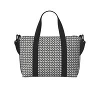 jngmeng Black Paris Eiffel Tower Print Versatile Hand Travel Bag Lightweight Weekend Shoulder Handbag Daily Camping