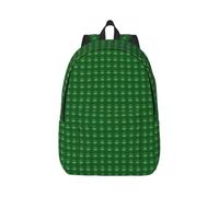 jngmeng Happy St. Patrick'S Day Print Lightweight Backpack Stylish Double Shoulder Bag For Outdoor Use Hiking Commutes