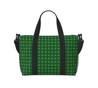 jngmeng Happy St. Patrick'S Day Print Versatile Hand Travel Bag Lightweight Weekend Shoulder Handbag Daily Camping