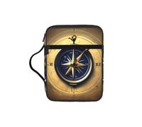 jngmeng Law of The Compass Navigation Print Bible Storage Bag Waterproof Versatile Organizer Scripture Holder Travel Accessory