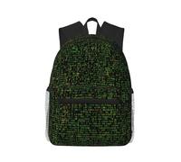 jngmeng Math Formula Print Lightweight Water-Resistant Casual Unisex Backpack Daily Use Beach Travel Hiking