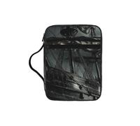 jngmeng Old Pirate Ship in The Sea Print Bible Storage Bag Waterproof Versatile Organizer Scripture Holder Travel Accessory