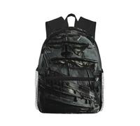 jngmeng Old Pirate Ship In The Sea Print Lightweight Water-Resistant Casual Unisex Backpack Daily Use Beach Travel Hiking