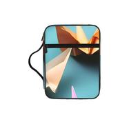 jngmeng Origami Paper Crane Print Bible Storage Bag Waterproof Versatile Organizer Scripture Holder Travel Accessory