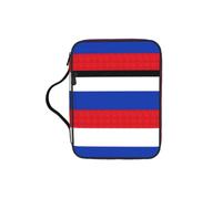 jngmeng Russian Flag Print Bible Storage Bag Waterproof Versatile Organizer Scripture Holder Travel Accessory