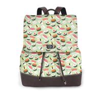 jngmeng Sushi Food Pattern Print Women'S Backpack Lightweight Versatile Rucksack Bag Travel Work Everyday Commuting
