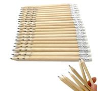 JNGTKL 50 Pcs Mini Golf Pencils, 0.5mm HB Graphite, Brown Wooden Pencils, Cute and Practical, Suitable for Writing, Sketching, Note Taking