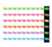 JNGTKL 60 Pcs Mini Resin Animals, Exquisite Mini Turtles, Mini Animals Glow In The Dark Turtle, For Birthday Party Home Garden Decor DIY Resin Animals (Random Colors)