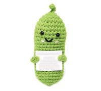 JNGTKL Positivity Gifts, Woven Emotional Support Pickle, Handmade Cucumber Doll, Positive Pickle, Funny Cheer Up Gifts For Women Men, Emotional Support Gift For Decoration, Pendant