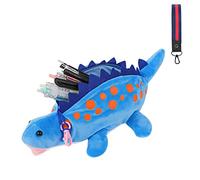 JNGUOSICN Cute Dinosaur Pencil Case Plush Soft Pencil Pouch Pen Bag Animal Pen Holder Zipper Stationery Bag Pen Storage Bags School Supplies