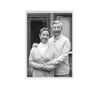 JNGUOSICN Personalized Memorial Plaques Photo Custom Headstone Tombstone Porcelain Slate Photo Gravestone Ceramic Portrait Picture Statues Decor for Monument Cemetery Oval Rectangle