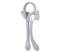 JNGUOSICN Winter Plush Earmuff with Moving Ear Windproof Balls Ear Muffs Funny Football Rugby Ear Protector Plush Winter Earmuff Headband for Adult Girls Boys for Outdoor Cold Weather