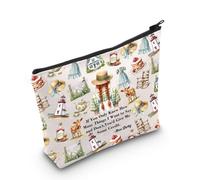JNIAP Bookish Merch Anne Book Literary Cosmetic Bag Book Lovers Gift, If You Only Knew Bag