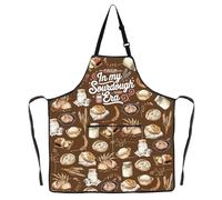 JNIAP In My Sourdough Era Apron Sourdough Bread Gifts Sourdough Baker Apron, Mysourdough Bl Ap, Large