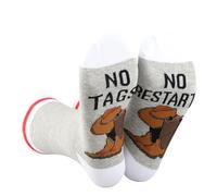 JNIAP Line Dance Socks Line Dancing Country Gifts No Tags No Restarts Line Dancer Gifts Western Country Music Dancing Socks, No Tags Sock, L