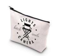 JNIAP Music Album Makeup Bag Lights Camera Smile Album Lyrics Gifts Concert Tour Cosmetic Bag, LIGHTS CAMERA mb, Fit