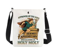 JNIAP Musical Inspired Crossbody Bag Greek Mythology Gift The Messenger God Gifts Greek Gods Shoulder Bag, Approved By Cb, Fit