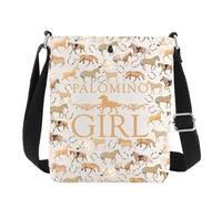 JNIAP Palomino Horse Crossbody Bag Palomino Horse Lover Gift Equestrian Gift Palomino Rider Shoulder Bag, Palomino Cb, Fit