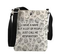 JNIAP Respiratory Nurse Gift RT Preceptor Crossbody Bag Pulmonologist Gift, Me Respiratory Xk